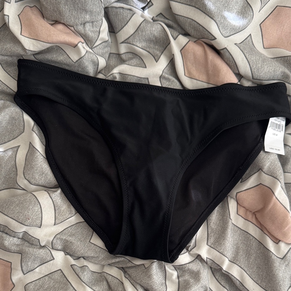 Aerie Black Bikini Bottoms